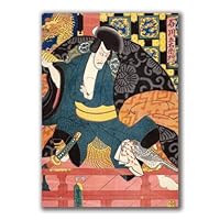 Amazon.co.jp: アートポスター 【世界の名画】 歌川国貞 壁紙 ポスター